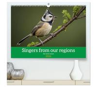 Singers from our regions - Our intimate nature (High Quality Premium Wall Calendar 2026 DIN A2 landscape),CALVENDO 12 Month Wall Calendar: Discovering the natural world around us