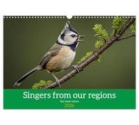 Singers from our regions - Our intimate nature (Wall Calendar 2026 DIN A3 landscape), CALVENDO 12 Month Wall Calendar: Discovering the natural world around us