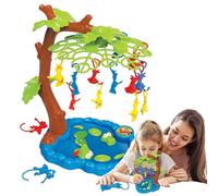 Singey Alrededor del Juego para Les, Juego de Mono para Niño - Juego de Swing de Mono de árbol trepador - Parent-Child Table Top Toy Interactive Home Decor for Camping