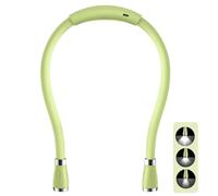 SingHong lámpara USB Recargable para lectura Libro de cama, 4 bombillas LED 4 luminosidad ajustable, manos libres para Jogging nocturno O lámpara de reparación (Verde)