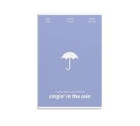 Singin in The Rain Knives Out Póster Pintura Decorativa Lienzo Arte de Pared Salón Póster Dormitorio Pintura, Arte de Pared Impresión de Imagen Moderna Decoración de Habitación Familiar 24 x 36
