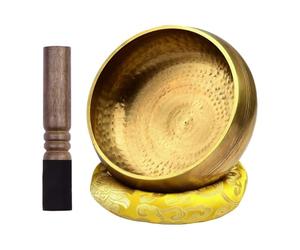 Singing Bowl - 3.15 inch mindfulness singing bowl | bronze spiritual healing bowls - Handmade meditation singings bowls supports yoga relaxation chakra balance use for deep home meditation