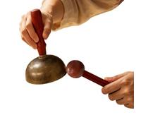 Singing Bowl - 9.5x11cm Hand Hammered Brass Tibetan Meditation Set | Yoga