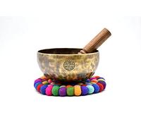 Singing Bowl Nepal - Cuenco de canto de luna llena de 6 pulgadas, hecho a mano en Nepal, meditación, curación, baño de sonido, cuenco tibetano, yoga y relajación (6 pulgadas)