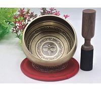 Singing Bowl Nepal - Cuenco de canto kasha hecho a mano de 11 cm - Cuenco de meditación, tazón de sonido - Cuenco del Himalaya de Nepal - set de regalo