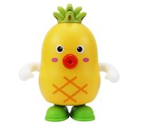 Singing Fruit Toys - Juego De Personajes De Baile Eléctrico Animado De Piña Y Pera, Figura Musical Interactiva Para Niños | De Movimiento A Batería Con Funciones De Respuesta De Sonido, Ideal