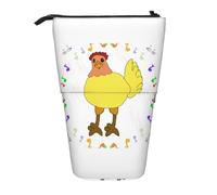 Singing Hen - Estuche extensible para lápices, tela Oxford multidiseño, altura ajustable, bolsa de cosméticos multiusos