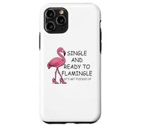 Single and Ready to Flamingle Flamingo Let's Get Flocked Up Carcasa para iPhone 11 Pro