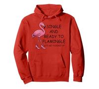Single and Ready to Flamingle Flamingo Let's Get Flocked Up Sudadera con Capucha