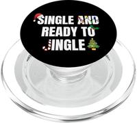 Single and Ready To Jingle Festive Holiday Season Design PopSockets PopGrip para MagSafe