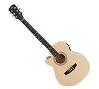 Single Cutaway Left Handed Electro Acoustic Guitar by Gear4music
