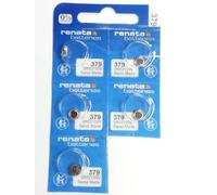 Single de Renata reloj batería Suizo hizo Renata 379 o SR521SW o AG0 1.5V (2 x 379 or SR 521 SW)