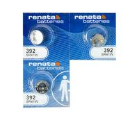 Single de Renata reloj batería Suizo hizo Renata 392 o SR41SW o AG3 1.5V (3 x 392 or SR 41 Sw)