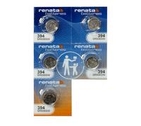 Single de Renata Reloj batería Suizo Hizo Renata 394 o SR936SW o AG9 1.5V rápida Nave (5 x 394 Or SR 936 SW)