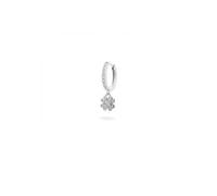Single earring for women, hoop star Rue des Mille 925 silver, zirconia ORZ-018 M3 STE RH
