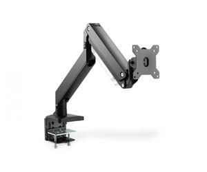 Single Gas Spring Monitor Desk Mount 35", 15 kg max. black