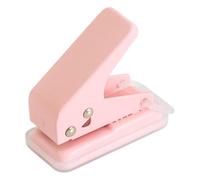 Single Hole Punch, Handheld Metal Cutter, Crafting Tag Tool, Soft Grip Handle, Clean Hole Design, Office and School Use, Booklet Prep, Compact Size 2.2×1.1 Inches