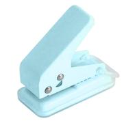 Single Hole Punch, Handheld Metal Cutter, Crafting Tag Tool, Soft Grip Handle, Clean Hole Design, Office and School Use, Booklet Prep, Compact Size 2.2×1.1 Inches