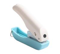 Single Hole Puncher, Embossing Cutter Tool, 0.67x3.82 Inches Paper Punch with Star Heart Shape, Metal Abs Hole Punch, Craft Puncher with Portable Design, Scrapbook Accessory for Home Office School