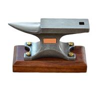 Single Horn Anvil - 5.04x2.13x3.15inch Iron Horn Anvil Bench Block, High Carbon Steel Cast Steel Anvils | For Metal Shaping, Bending, Straightening, Hardening, Wire Tool Making, Chiseling