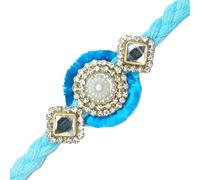 Single Rakhi for Brother Rakhi Thread for Bhai Bhabhi Bhaiya and Bhatiji veera Raksha Bandhan Rakhi Set Dora Bracelet Kalwa with gift Pack for Brother Sister Indian Traditional Festival Rakhi