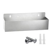Single Speed Rail Stainless Steel Heavy Duty Liquor Bottle Organizer Rack | Heavy Duty Stainless Steel Speed Rail Storage Shelf Keeps Syrup Liquor Bottles Sauce Cruets Neatly Organized Access
