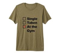 Single Taken At The Gym Camiseta Premium