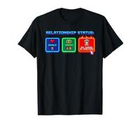 Single Taken IDK Cursed Funny Gamer Relationship Status Camiseta