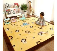 Single tree forest Alfombra Infantil para Dormitorio Cuarto de Jugar, Alfombra Engrosamiento 2.5cm Coral Terciopelo, Alfombra Habitación Infantil -Simba-100 * 200cm