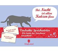 Verdrehte Sprichwörter. Das lustige Quiz-Spiel für Senioren. Spiele-Box mit 100 Karten: SingLiesel Spiele. Die schönsten Spiele für Senioren. Auch mit Demenz