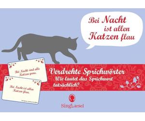 SingLiesel Verdrehte Sprichwörter. Das lustige Quiz-Spiel für Senioren. Spiele-Box mit 100 Karten Spiele. Die schönsten Spiele für Senioren. Auch mit Demenz