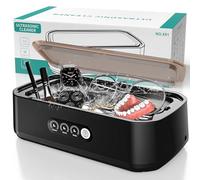 Singphere Limpiador Ultrasonidos, 48 kHz Ultrasonidos Limpieza, 650ml,360° Limpieza Profunda, Operación de un toque, Adecuado para Limpieza de Gafas, Joyería, Limpieza de Dentaduras