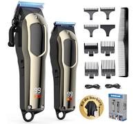 Singphere Maquina de Cortar Pelo Hombre - Cortapelos Hombre Profesional con 7 Peines Guía, Recargable, Pantalla LED - Kit de Maquina Cortar Pelo para Hombre y Familia
