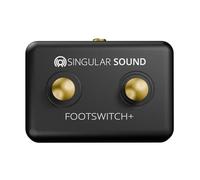 Singular Sound Interruptor de pie momentáneo dual Plus para uso con BeatBuddy, pedales de efectos e instrumentos electrónicos (negro)