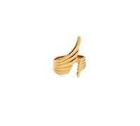 SINGULARU - Anillo Dove. Acero con Baño en Oro de 18 Kt. Joyas Para Mujer.