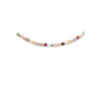 SINGULARU - Collar Altea Colors. Acero con Acabado en Baño en Oro de 18 Kt. Collar con Piedras Naturales. Largo de 35 cm + 5 cm. Joyas para Mujer