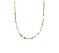 SINGULARU - Collar Chic 55. Acero con Baño en Oro de 18 Kt. Joyas Para Mujer.