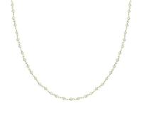 SINGULARU - Collar Crystals Jade. Colgante en Plata de Ley 925 con Acabado Baño de Oro de 18 Kt. Cadena de Talla Unica. Joyas para Mujer