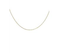 SINGULARU - Collar Everyday - Cadena Eslabones en Plata de Ley 925 con Acabado en Baño en Oro de 18 Kt - Cadena de Talla Única con Alargador - Joyas para Mujer - Varios Acabados - Hecho en España