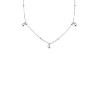 SINGULARU - Collar Gotas y Dots. Latón con Baño de Rodio. Joyas para Mujer