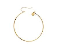 SINGULARU - Collar Line Chain. Acero con Acabado en Baño de Oro de 18kt. Chocker Rígido con Cierre Ajustable. Estilo Minimalista 11 cm de Diámetro. Joyas para Mujer