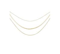 SINGULARU - Collar Maat. Acero con Baño en Oro de 18 Kt. Joyas Para Mujer.