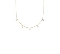 SINGULARU - Collar Misty. Latón con Baño en Oro de 18 Kt. Joyas Para Mujer.