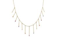 SINGULARU Collar Mujer Clea Colors Acero Baño Oro