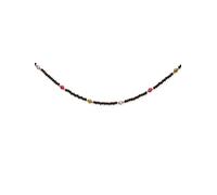 SINGULARU - Collar Winter Glam. Acero con Baño en Oro de 18 Kt y Cristal. Joyas Para Mujer.