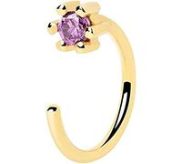 SINGULARU - Pendiente Suelto Sophie. Plata de Ley 925 y Circonita con Acabado Baño de Oro de 18 Kt o Rodio. Joyas para Mujer