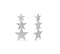 SINGULARU - Pendientes Shinning Stars. Acero. Joyas Para Mujer.