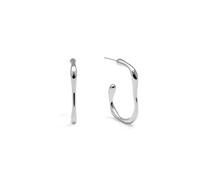 SINGULARU - Pendientes Vento. Acero con Acabado Brillante. Joyas Para Mujer