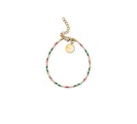 SINGULARU Pulsera Mujer Vidal Colors Acero Baño Oro
