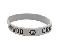 SINGULARWOD - Pulsera Grey Cross your limits - Símbolo de Esfuerzo y Constancia - Pulsera de Silicona Resistente, Ajuste Universal - Regalo Ideal para Atletas